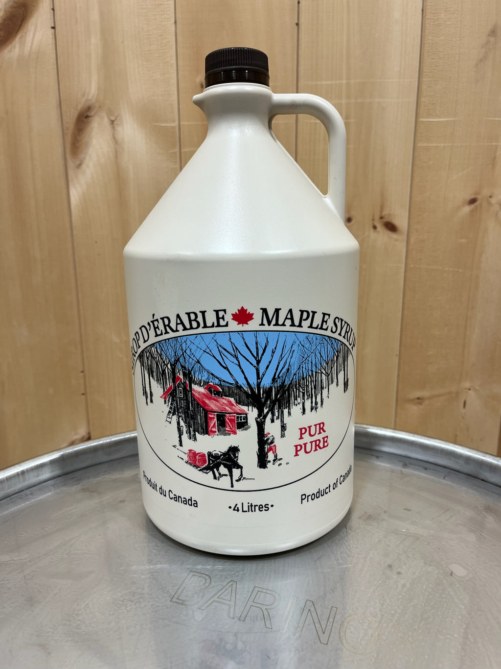 Cruchon de sirop d’érable